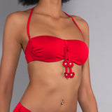Fascia Imbottita con Ferretto Invisibile Madeira - ROSSO - MD32
