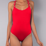 Costume Intero Olimpionico Madeira - ROSSO - MD51