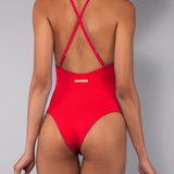 Costume Intero Olimpionico Madeira - ROSSO - MD51