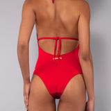 Costume Intero Imbottito Madeira - ROSSO - MD52