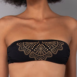 Fascia Imbottita Micro-borchie Malibu - NERO - MJ30
