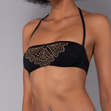 Fascia Imbottita Micro-borchie Malibu - NERO - MJ30