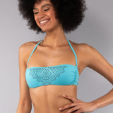 Fascia Imbottita Micro-borchie Malibu - ACQUA - MJ30
