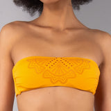 Fascia Imbottita Micro-borchie Malibu - ARANCIO - MJ30