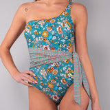 Costume Intero Monospalla Imbottito Tahiti - OTTANIO - TA53