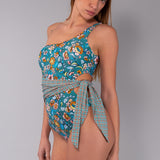 Costume Intero Monospalla Imbottito Tahiti - OTTANIO - TA53