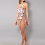 Costume Intero Monospalla Imbottito Tahiti - SABBIA - TA53