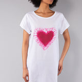 Maxi T-shirt Ibiza - FUXIA - IB20