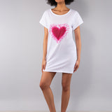 Maxi T-shirt Ibiza - FUXIA - IB20