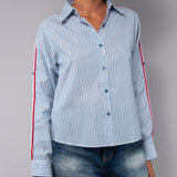 Camicia Manica Lunga Righe - VARIANTE UNICA - TE58