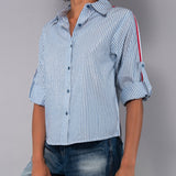 Camicia Manica Lunga Righe - VARIANTE UNICA - TE58