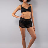 Shorts Paillettes - NERO - DA62