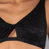 Bikini Top e Culotte Glitter - NERO - MO09