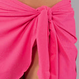Pareo Corto Glitter - FUXIA - MO60