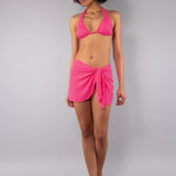 Pareo Corto Glitter - FUXIA - MO60
