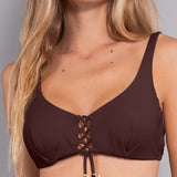 Triangolo con Ferretto Invisibile Charmes - MOKA - CH01