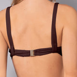 Triangolo con Ferretto Invisibile Charmes - MOKA - CH01