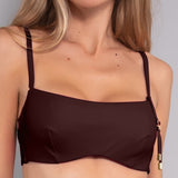 Top con Ferretto Invisibile Charmes - MOKA - CH04