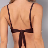 Top con Ferretto Invisibile Charmes - MOKA - CH04