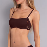 Top con Ferretto Invisibile Charmes - MOKA - CH04