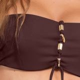 Fascia con Ferretto Invisibile Charmes - MOKA - CH08