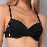 Reggiseno Francese con Ferretto Invisibile Charmes - NERO - CH19