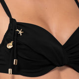 Reggiseno Francese con Ferretto Invisibile Charmes - NERO - CH19
