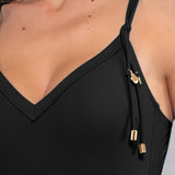 Costume Intero Imbottito Charmes - NERO - CH23