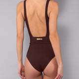 Costume Intero Imbottito Charmes - MOKA - CH23