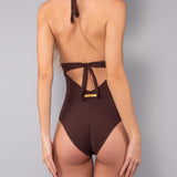 Costume Intero Imbottito - MOKA - CH25