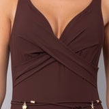 Costume Intero Non Imbottito Charmes - MOKA - CH26