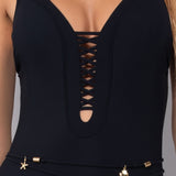 Costume Intero Ferretto Invisibile Charmes - NERO - CH27