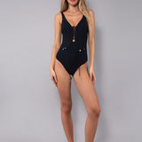 Costume Intero Ferretto Invisibile Charmes - NERO - CH27