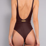 Costume Intero Olimpionico - MOKA - CH28