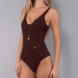 Costume Intero Olimpionico - MOKA - CH28