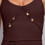 Costume Intero Olimpionico - MOKA - CH28