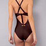 Costume Intero con Ferretto Invisibile Charmes - MOKA - CH29