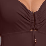Costume Intero con Ferretto Invisibile Charmes - MOKA - CH29