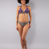 Slip Annodato Double Fiore - BLU - FE12