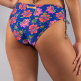 Slip con Coulisse Double Fiore - BLU - FE14