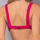 Triangolo con Ferretto Invisibile Jacquard - FUXIA - GJ01