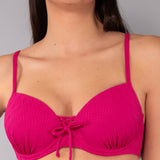 Reggiseno Imbottito con Ferretto Jacquard - FUXIA - GJ02