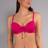 Reggiseno Imbottito con Ferretto Jacquard - FUXIA - GJ02