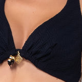 Triangolo Alto Regolabile Jacquard - NERO - GJ06
