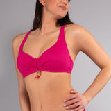 Triangolo con Ferretto Invisibile Jacquard - FUXIA - GJ18