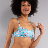 Top Ferretto Invisibile Sea - AZZURRO - SS04