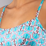 Top Ferretto Invisibile Sea - AZZURRO - SS04