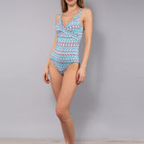 Costume Intero Non Imbottito Sea - AZZURRO - SS26