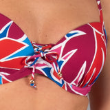 Reggiseno Imbottito con Ferretto Tropical - CILIEGIA - TL02