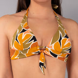 Triangolo Alto Imbottito Tropical - NERO - TL05